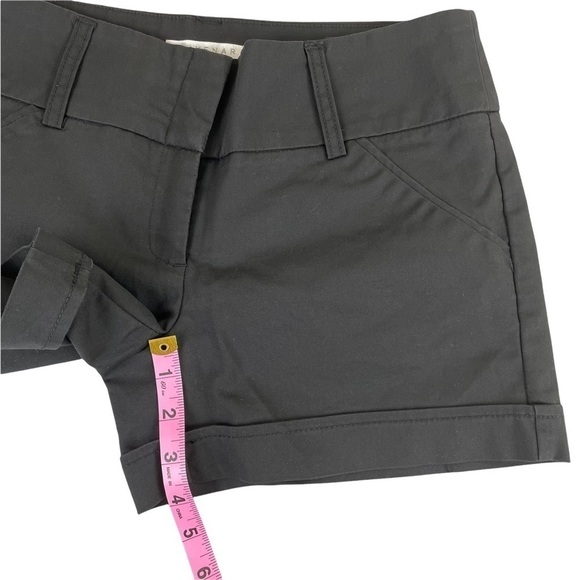 Kenar Black Flat Front Shorts - Picture 5 of 8